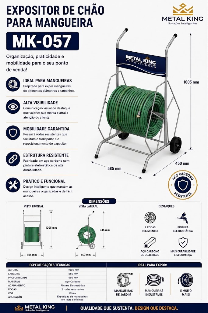 Ficha técnica MK57 — Metal King